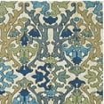 thumbnail image 3 of 7' X 10' Green Gray and Tan Floral Power Loom Area Rug, 3 of 10