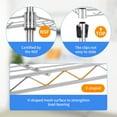 thumbnail image 7 of Dkelincs 5 Tier Wire Shelving Unit 24’’x14’’x60’’ Metal Wire Shelf Multifunctional Storage Racks Free Standing 150 Lbs Capacity of Each Layer for Kitchen,Living Room, (Chrome), 7 of 7