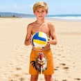 thumbnail image 5 of Boys and Girls Summer Swim Trunks with Cute Print, Breathable Solid Color Pocket Shorts for Beach and Pool, 5 of 9