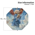 thumbnail image 2 of Gaeub Dog Angel Ascension Print 4 Pcs Leather Coasters for Drinks ,Drink Coasters Sets,Drink Table Cup Coasters for Living Room Kitchen Coffee Decor-Octagon, 2 of 6