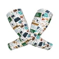 thumbnail image 2 of Uemuo Back To School A Printed Arm Sleeves, Cooling UV Sun Protection Sports Compression for Men/Women, 2 of 8