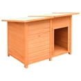 thumbnail image 4 of vidaXL Dog Cage Solid Pine & Fir Wood 47.2"x30.3"x33.9", 4 of 5