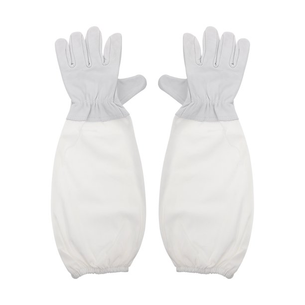 EeaseMX 1 par de guantes de apicultura prácticos a prueba de picaduras con mangas protectoras