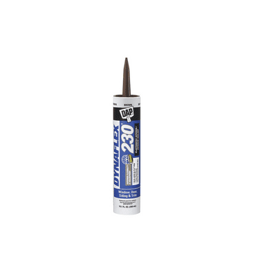 Indoor & Outdoor Sealant, 10.1 oz, Cartridge, Brown, Acrylic Polymer Base
