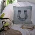 thumbnail image 3 of Horseshoe Watercolor Fabric Decorative Pillow, 3 of 4