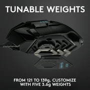 Logitech G502 X Wired Gaming Mouse - LIGHTFORCE hybrid optical-mechanical primary switches, HERO 25K gaming sensor, compatible with PC - macOS/Windows