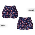 thumbnail image 3 of Sikiie American Stars Print Workout Shorts Women Scrunch Butt Gym Shorts Seamless High Waist Tummy Control Yoga Biker Athletic Shorts, 3 of 5