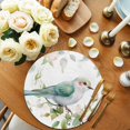 thumbnail image 2 of Farmhouse Flower Round Placemats Set of 6 for Dinning Tables,Heat-proof Braided Table Mats 15 Inch,Country Bird Plant Spring Summer Washable Place Mat for Kitchen Restaurant Party Decor Table Setting, 2 of 9