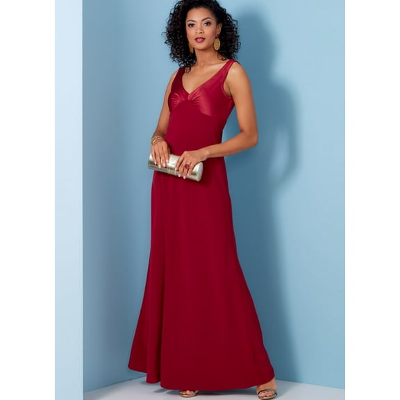 Vogue Sewing Pattern V1842 - Misses' Special Occasion Dress, Size: B5 (8-10-12-14-16)