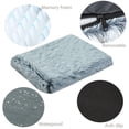 thumbnail image 5 of Deluxe Rectangular Soft Cat For Small Large Dogs Removable Washable Cover Orthopedic Sleeping Cushion Pet Mattress Dog Mats Dog Bed M-50X40X5CM GRADIENT GRAY, 5 of 8