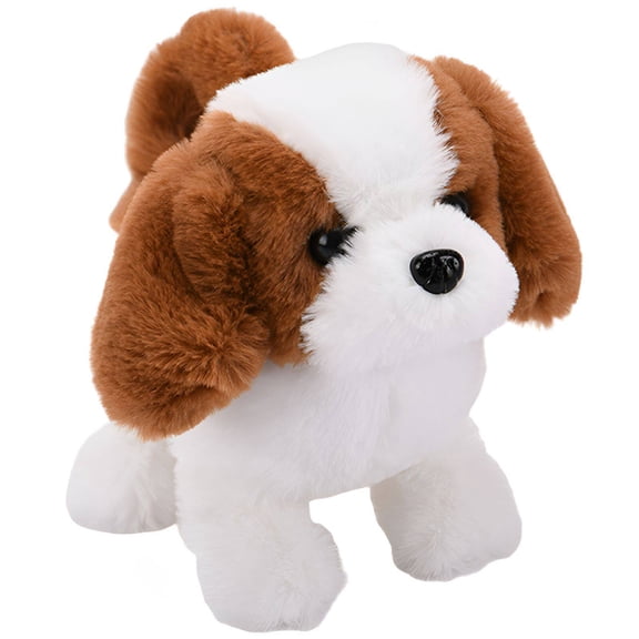BESTSKY Electronic Plush Puppy Toys,Walking and Barking Toy Fun Stuff,Enhanced Interactive Experience Cute Stuff for Girls,Style1