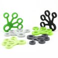 thumbnail image 3 of stanreset 6 pcs Finger Hand Grip 3 Levels Silicone Ring Strengthener Exerciser Trainer Resistance Band Fitness Expander Stretcher, 3 of 6