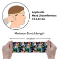 thumbnail image 6 of Daiia Colorful Flowers printed Men's Performance Headband,Sports Headbands,Moisture Wicking Workout Headband, 6 of 9