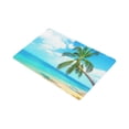 thumbnail image 2 of MKHERT Beautiful Maldive Resort View of Tropical Beach with Palms Doormat Rug Home Decor Floor Mat Bath Mat 30x18 inch, 2 of 3