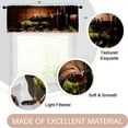thumbnail image 4 of 2 Pack Valances Window Treatments Red Wine and Grapes Blackout Drapes Adjustable Curtain Valances for Windows Living Room Kitchen Over Sink 18x52 Rod Pocket Valances, 4 of 6