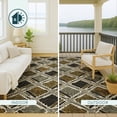 thumbnail image 4 of Addison Rugs Chantille Indoor/Outdoor Transitional Geometric Brown Machine Washable Rectangle Rug, 10' x 14', 4 of 8