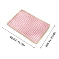 COM1950s Checkered Placemat, Woven Table Mat with Delicate Edging for ...