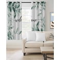 thumbnail image 2 of Green Spring Leaves Blackout Curtains for Bedroom Living Room Darkening Curtains 63 Inches Long Summer Pastoral Botanical Plants Window Curtain 2 Panels Set Window Treatment Grommet Drapes 42"x63", 2 of 9