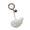 White, variant on Artistic Acrylic Keychain Symbolic Jewelry Accessory For Keys Purses Stylish Practical Present Jewelry