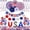 Style B, variant on Tumao 47Pcs July 4th Party Decoration Set Patriotic Decor Props Backdrop USA Flag String Red White Blue Paper Fans Star Streamer Hanging Swirls for Memorial Day Fourth of July Flag Day
