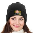 thumbnail image 4 of Anya Forger Spy X Winter Beanie Hats for Men Women, Warm Cozy Knitted Cuffed Skull Cap, 4 of 8