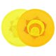 thumbnail image 1 of 2 Pcs Hand Embroidered Seven Chakra Sound Bowl Mat Coaster for, 1 of 5