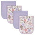 thumbnail image 1 of Gerber Repetidor 4 Piezas Morado Baberos Lavables Tejido Absorbente, 1 of 4