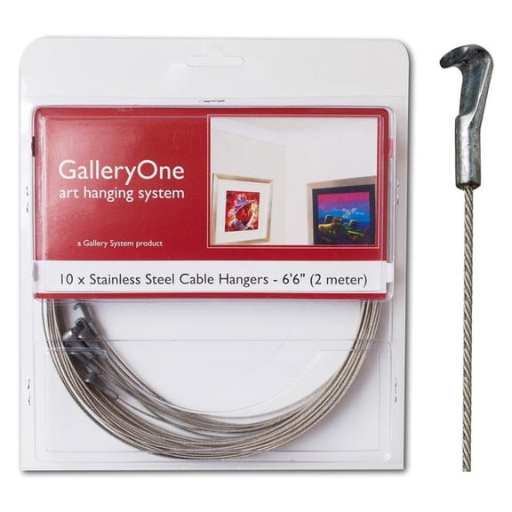 Add-On Hangers for GalleryOne Art Hanging System - Package of 10