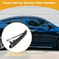 thumbnail image 2 of Unique Bargains Manija de Puerta Exterior del Lado del Conductor No.806443WC2A para Nissan Versa 2013-2019 Negro ABS 1 Juego, 2 of 6