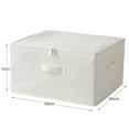 thumbnail image 2 of Laklulu Canvas Comforter Storage Bags Closet Organizer for Clothes Sweater Clothes Organizer, 2 of 5