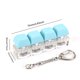 thumbnail image 2 of Keyboard Fidget Keychain 4 Keys Keyboard Clicker Toy with LED Light Keyboard Fidget Toy for Adult To Relief Stress Pass The Time, 2 of 8