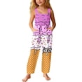 thumbnail image 2 of Letdown Boys Girls Bib Overalls Pants Loose Romper Adjustable Straps Ice-Cream Clothes Jumpsuit with Pockets Kids Summer Outfit 5-14 Years, 2 of 4
