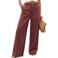 thumbnail image 2 of Ruimatai Women's High Waist Wide Leg Jeans Pocketed Trousers for Casual & Work Daily Wear, 2 of 7