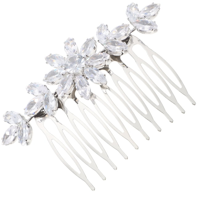 MasteelfCA Wedding Hair Comb Bridal Hair Piece Rhinestone Hair Comb Wedding Accessory for Brides