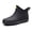 Black, variant on Rain Boots Men Short Ankle Women Waterproof Rain Boots Outdoor Garden Shoes