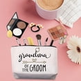 thumbnail image 4 of Dear Grandma Grandmother Gift Groom Grandma Gift Grandma of The Groom Makeup Bag Perfect Wedding Dinner Gift, 4 of 5