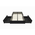 thumbnail image 6 of DHP Maven Platform Bed with Storage, Full, Black Faux leather, 6 of 26