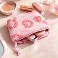 thumbnail image 5 of AUNVITO Plush Heart Storage Pouch 6 x 6 x 2 Inches, Soft Velvet Coin Purse, Cute Love Shape for Gift, Zipper Closure, Small Organizer for Accessories, 5 of 6