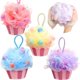 thumbnail image 1 of wonima11 4 Pcs Cupcake Bath Loofah Sponge Cartoon Body Scrubber Loofah Soft Mesh Exfoliating Bath Scrubber Shower Ball for Shower Sponge Gifts Exchange Birthday Party, 1 of 1