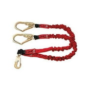 MSA 10045938 6 ft.L 310 lb. Weight Capacity Red Shock Absorbing Lanyard