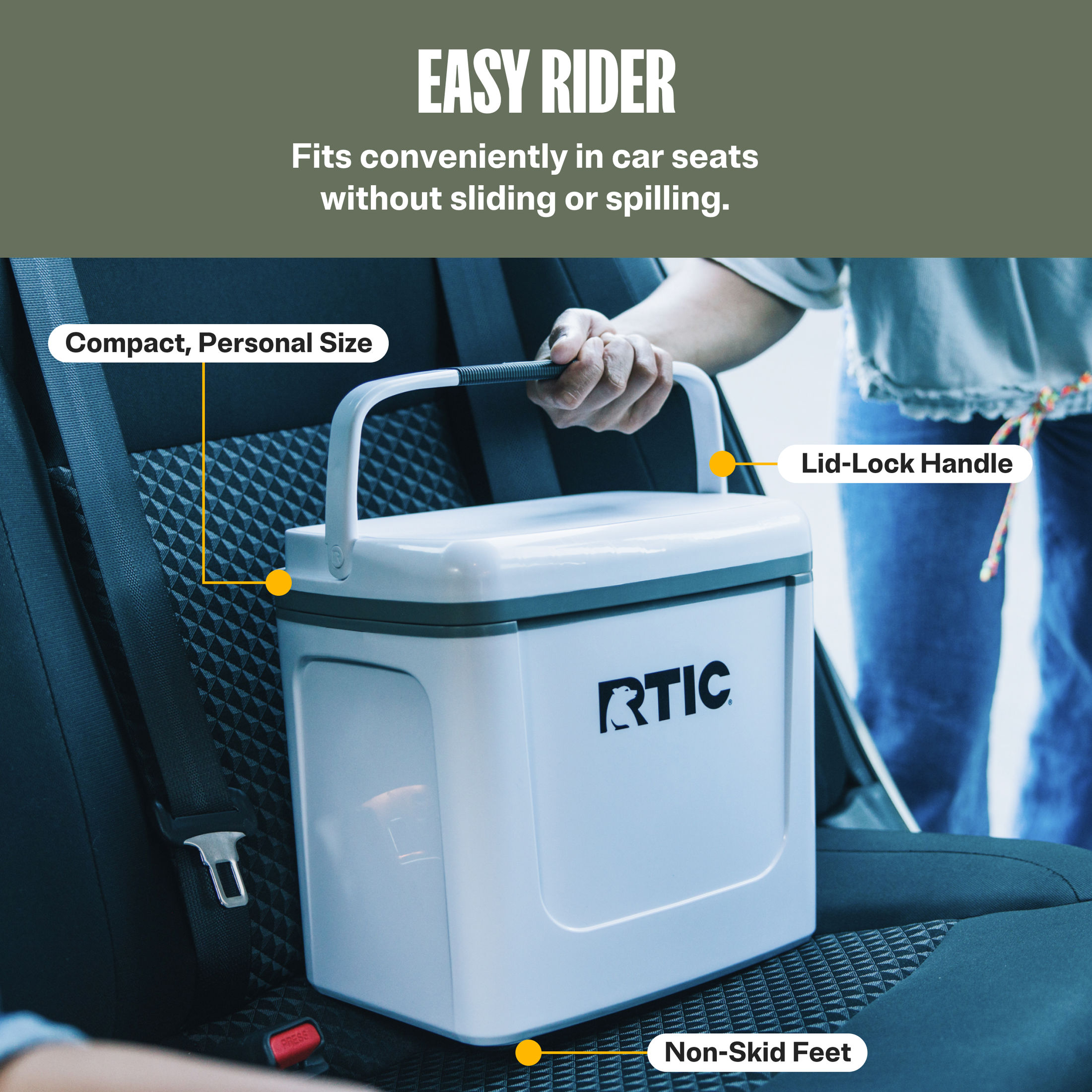 RTIC 8 Qt Road Trip Personal Ice Chest Cooler photo 4