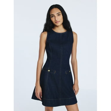 Free Assembly Women's Sl Crw Nk Mini Dress, Sizes 0-16