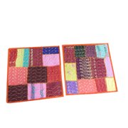 Mogul India Decor Toss Pillow Shams Vintage Patchwork Embroidered Colorful Ethnic Cushion Covers 16 x 16