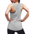 thumbnail image 3 of Camisetas de entrenamiento para mujeres, camisetas deportivas de yoga, camisetas sin mangas largas, ropa de entrenamiento para gimnasio, 3 of 5