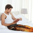 thumbnail image 5 of Disketp Fiery Dragon Of Chaos Men's Pajama Pants - Ultra Soft Fleece Sleep and Lounge Pants (Size: S-XXL)-Medium, 5 of 6