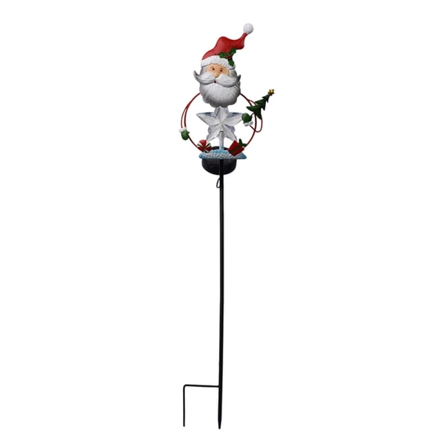 Lumières Solaires Rouges pour le Sol Décoration de Noël Extérieure Rouge en Fer à Énergie Solaire Construction Hauteur 31,5 Pouces Étanche Ip45 Résistant aux Intempéries pour Pelouse Jardin Allée Éclairage Autonomie 8 Heures Installation Facile