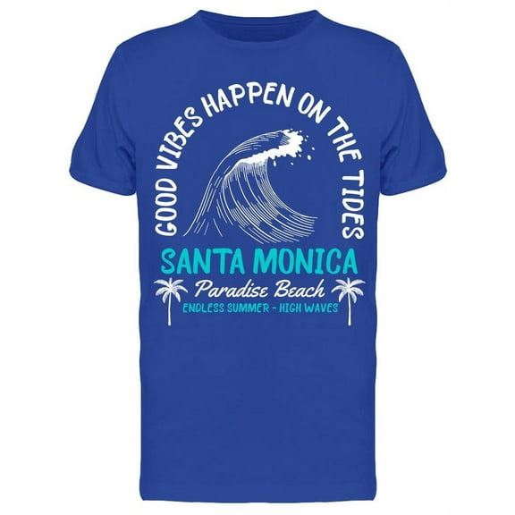 Good Vibes Happen To The Tides T-Shirt Men -Image by Shutterstock, Male Large