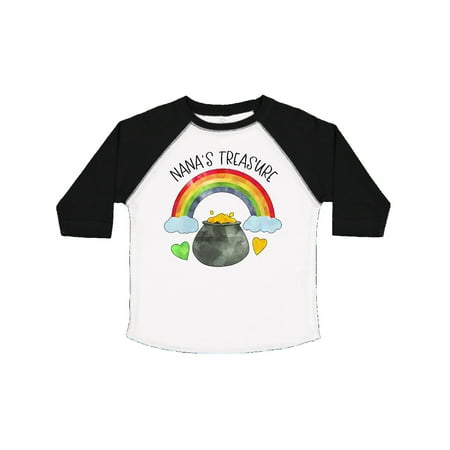 

Inktastic Nana s Treasure St. Patrick s Day Rainbow and Gold Gift Toddler Boy or Toddler Girl T-Shirt