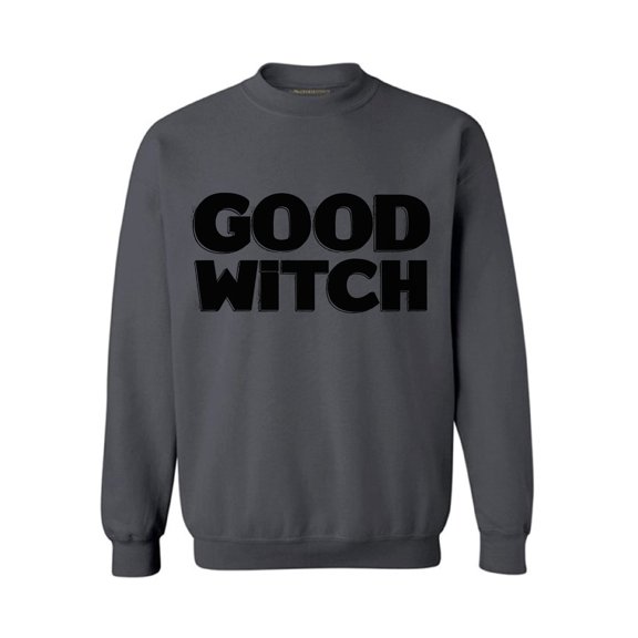 Awkward Styles Good Witch Sweatshirt Funny Halloween Sweater Halloween Witch Outfit Dia de los Muertos Sweater for Men and Women Day of the Dead Gifts Halloween Party Sweatshirt Witch Sweater