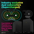 thumbnail image 5 of Nakamichi Shockwafe Ultra 9.2.4 Channel Dolby Atmos/DTS:X Soundbar with Dual 10 Subwoofers (Wireless), 4 Rear Surround Effects Speakers, eARC and SSE Max Technology (Flagship), 5 of 5